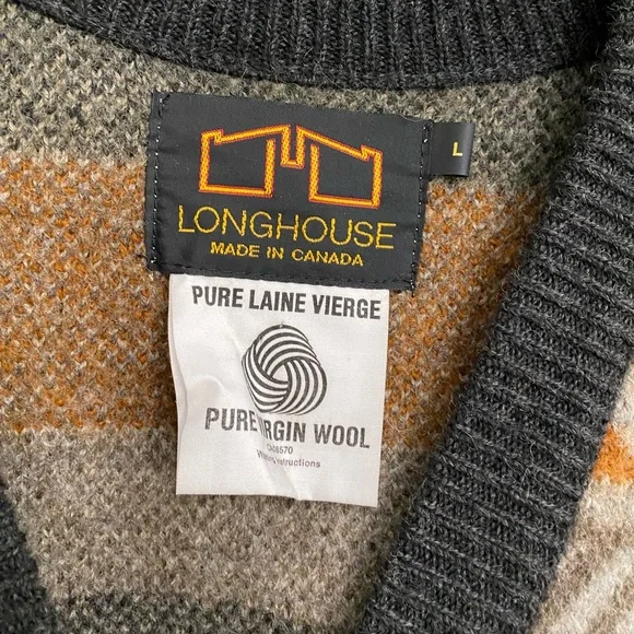 Vintage Longhouse Canada Wool Cardigan - Picture 4 of 4